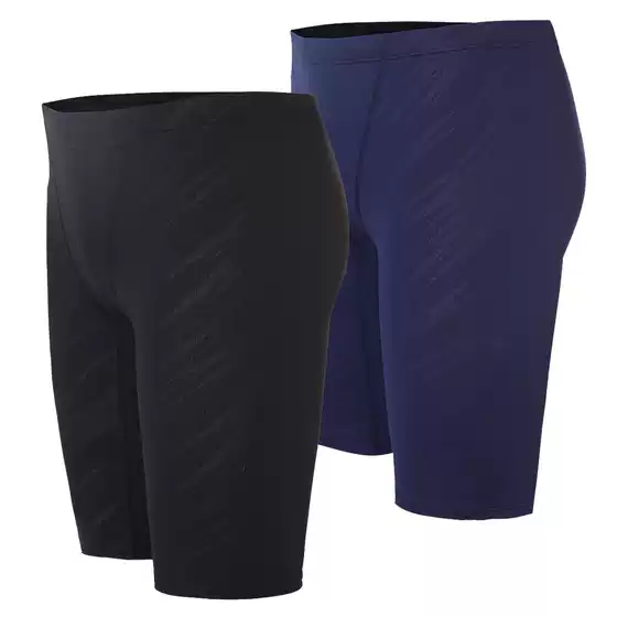 Swimming Pool Special Long-Lasting Anti-Chlorine Professional Swimming Trunks Mid-Leg Men's Swimming Trunks Five-Point Swimming Trunks Competitive Swimming Trunks