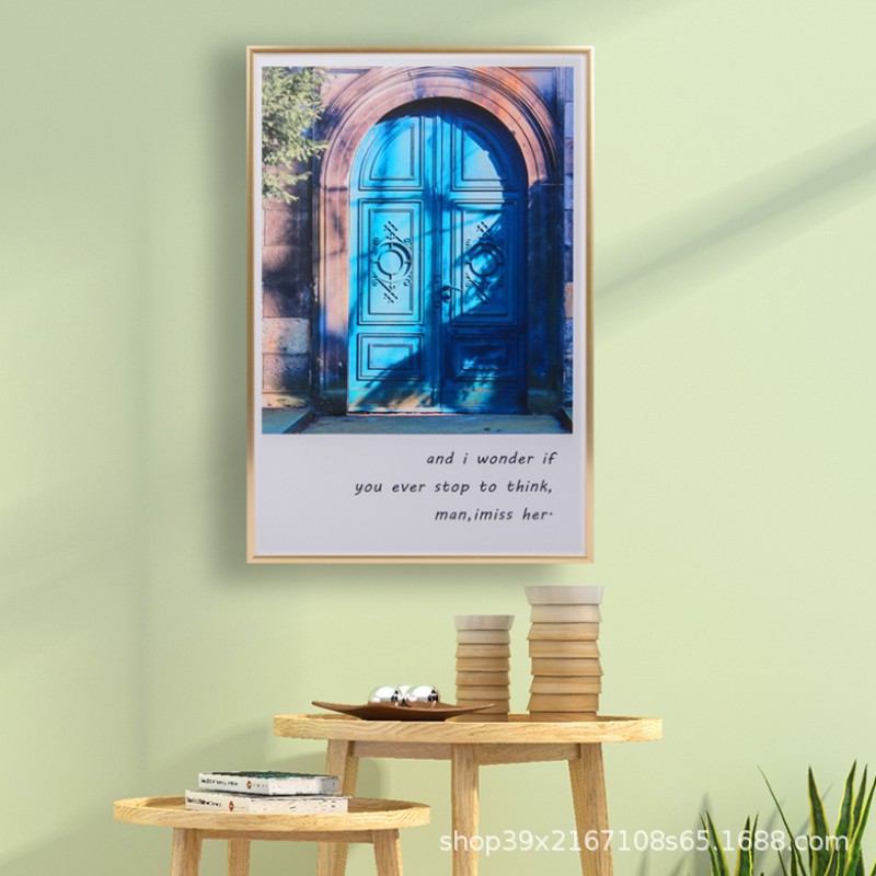 Zhongyi plane aluminum alloy photo frame poster frame business license frame certificate frame A3 photo frame A4 table