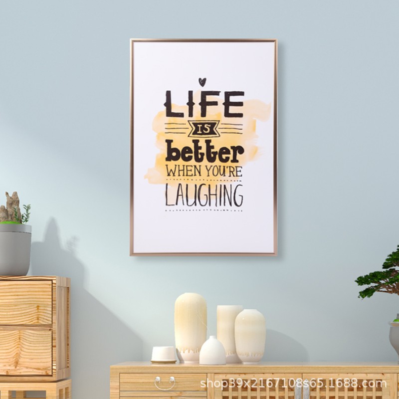 Zhongyi plane aluminum alloy photo frame poster frame business license frame certificate frame A3 photo frame A4 table