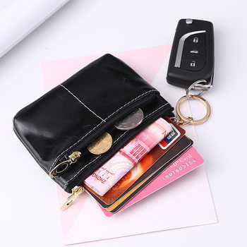 European and American style retro genuine leather key case popular women's coin purse fashion first layer cowhide coin loose wallet wholesale