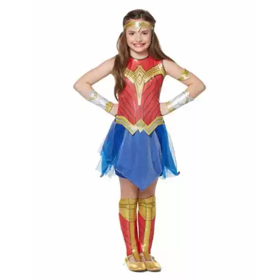 Children's Wonder Woman Movie Heroine Halloween Cosplay Role Play Costume Set