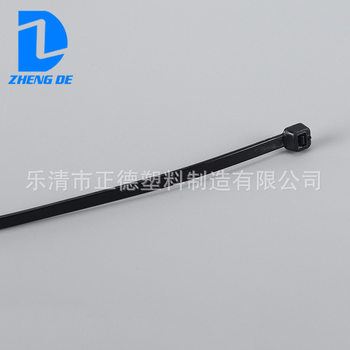 Recommended Wholesale Zhengde Plastic 5*120mm Black and White Nylon Cable Ties Self-Locking Nylon Cable Ties
