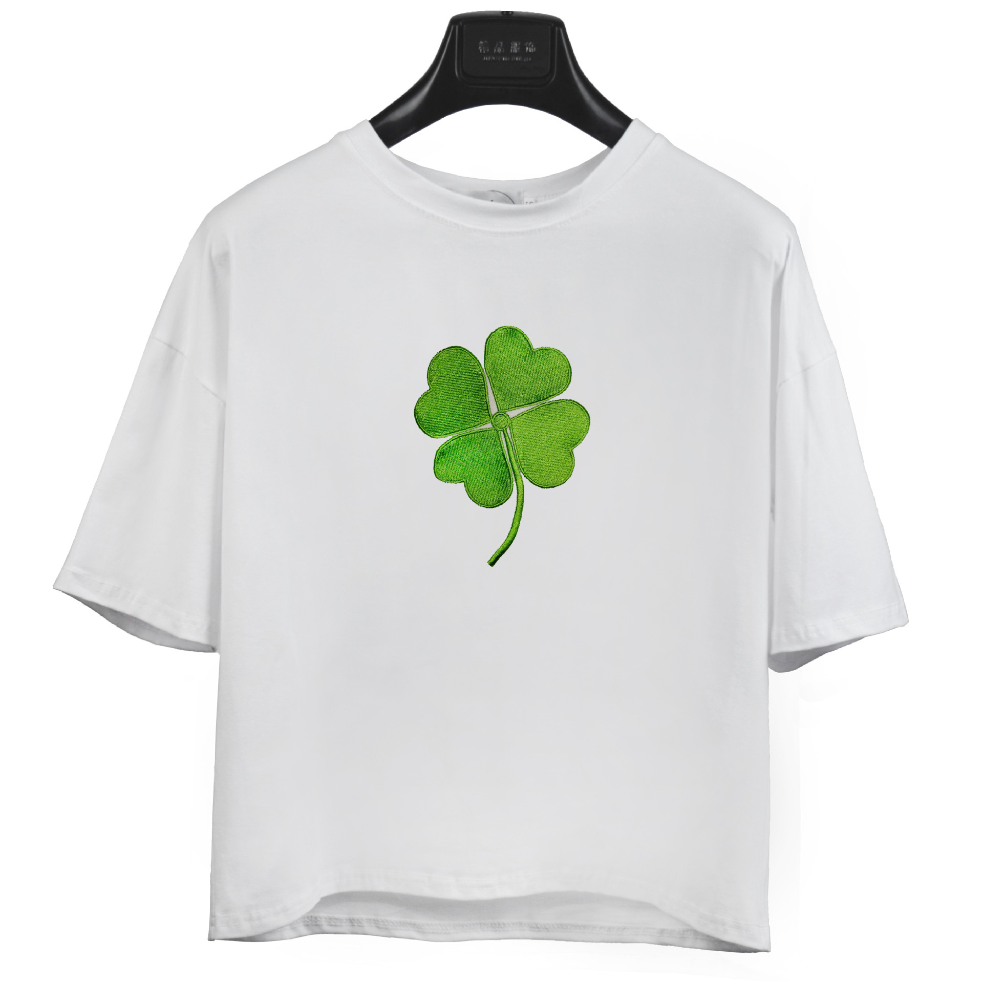Cotton Crop Top Short Sleeve Cactus Embroidery Casual Style Summer Wear for Women Wholesale Available