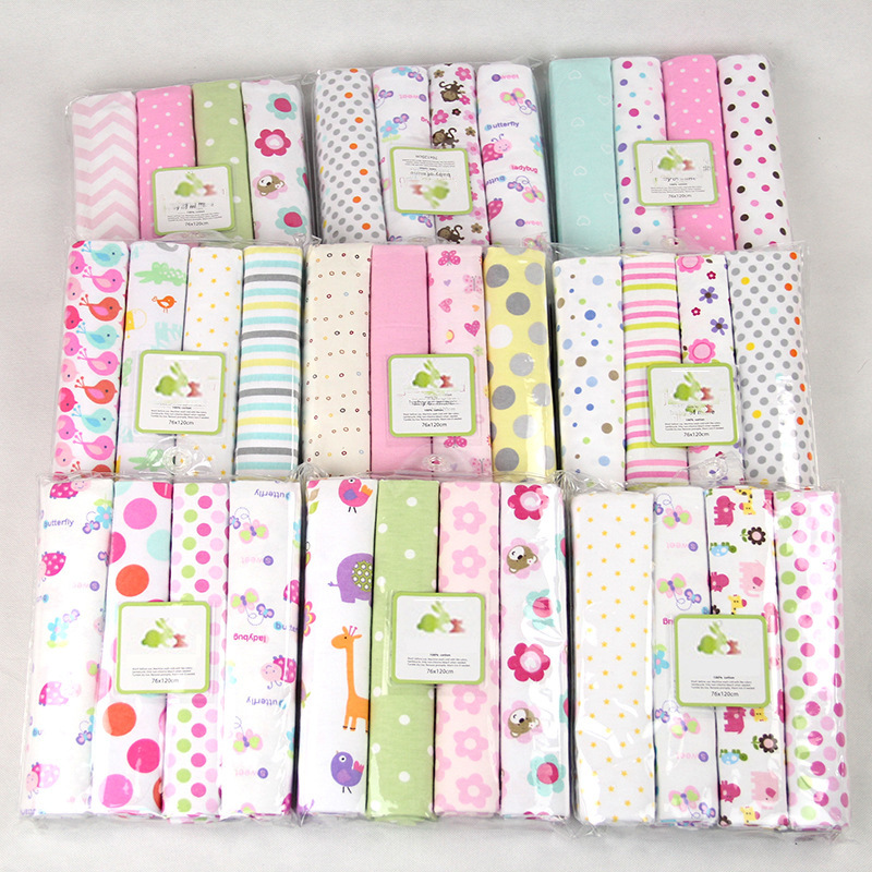 Flannel cotton baby blanket foreign trade infant wrap towel sleeping blanket a generation of hair