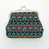 Exotic Geometric Picture Bohemian Ethnic Style Women's and Kidsren's Gift Iron Buckle Coin Purse Storage Change