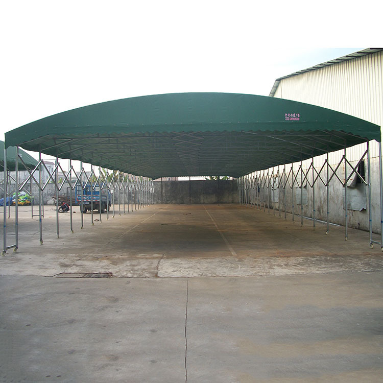 户外活动优质推拉篷批发流动酒席棚 移动停车棚 地面滑轨轨道帐篷