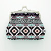 Exotic Geometric Picture Bohemian Ethnic Style Women's and Kidsren's Gift Iron Buckle Coin Purse Storage Change