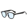 New trendy Hong Kong style retro beige nail plain glasses small round frame Depp glasses frame can be equipped with myopia glasses frame
