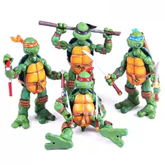 Neca Teenage Mutant Ninja Turtles 4 Styles 1 Set 7inch Movable Doll Doll Toy Doll Gift Ornament Model
