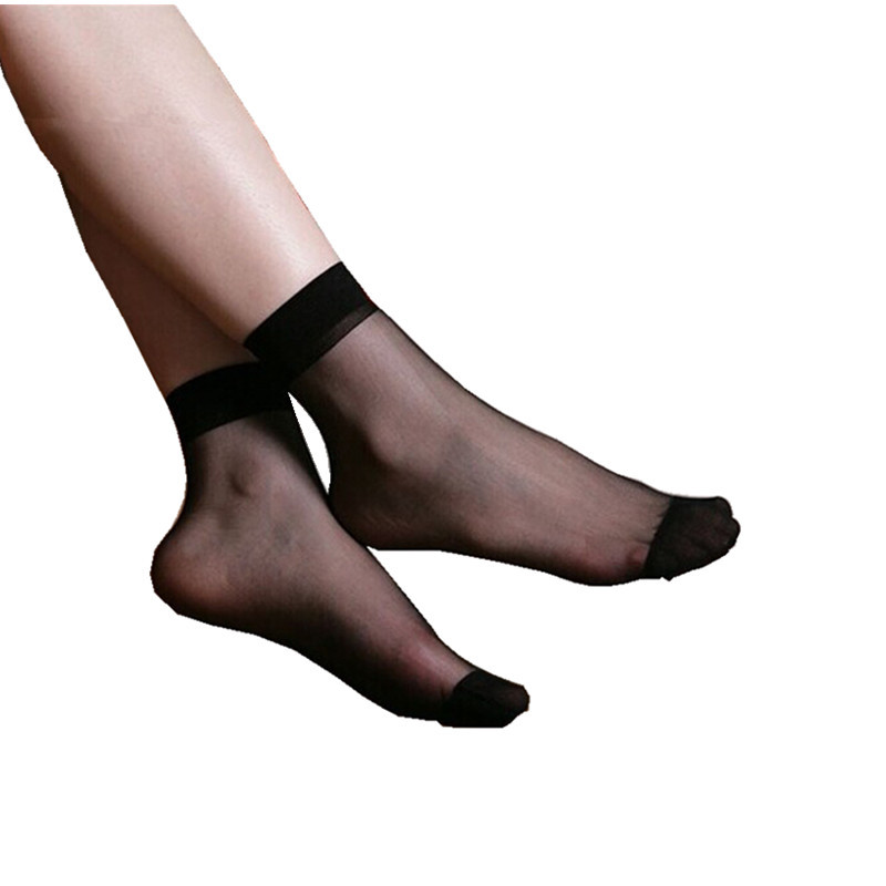 春夏超薄袜子女士透明隐形袜水晶短袜批发防勾丝夏季肉色性感丝袜