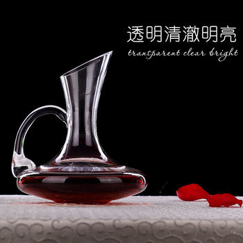 European-Style Glass Decanter for Home Use, Suitable for Red Wine, Available in Bulk from the Manufacturer, Large Capacity, Gift Box Packaging