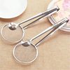 Kitchen Tools stainless steel colander oil scoop fried food oil scoop tofu powder sieve filter screen food oil clip