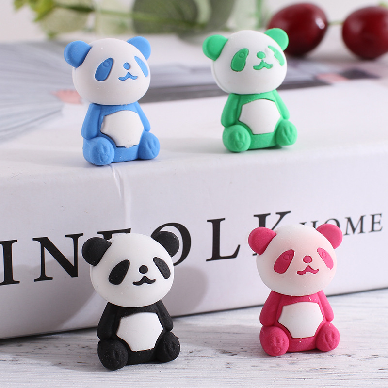 Eraser suit gift box 61 gift panda shape primary school student stationery prize cute animal