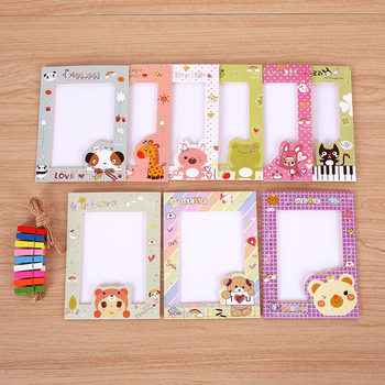 Creative hanging DIY paper photo wall factory direct fashion 6 inch paper photo frame wholesale set picture frame