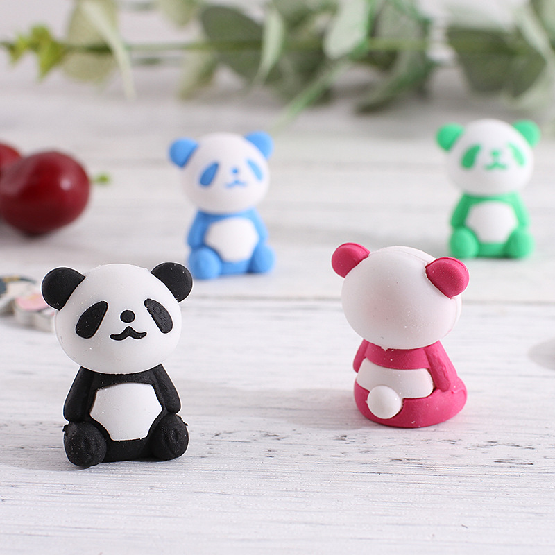 Eraser suit gift box 61 gift panda shape primary school student stationery prize cute animal