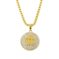 Full Diamond Figure (Gold)-Pendant 3cm