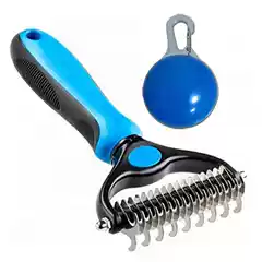 Pet Comb, Double-Sided Detangling Comb, Dog Comb, Detangling Knife, Hair Removal Comb, Cross-Border Export Exclusive Supply Source