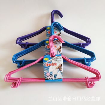 40cm clothes hanger running Jianghu clothes support night City stall drying rack dip plastic hanger supply wholesale