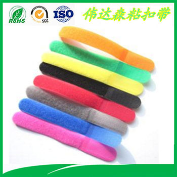 Long-term supply of black and white voltage tie storage cord management belt power cord Velcro strap