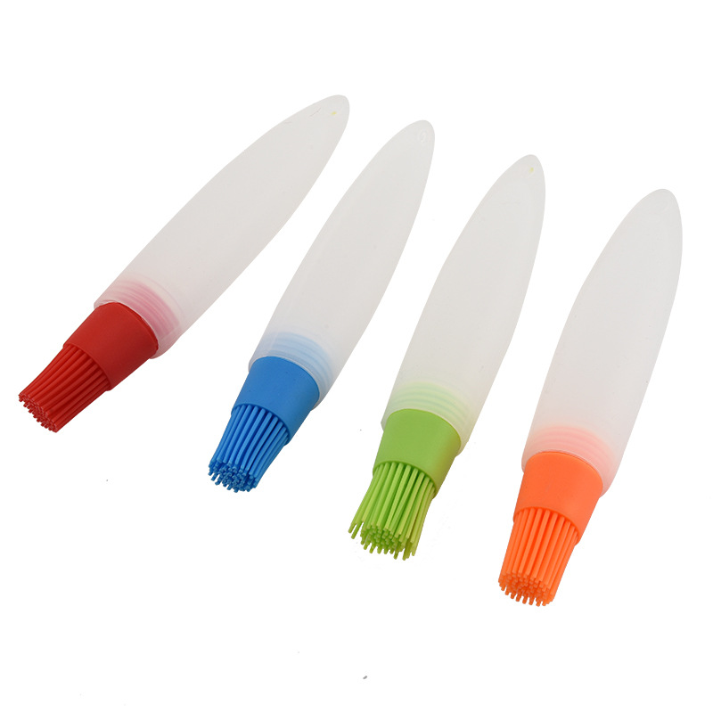 Silicone Pointed Oil Bottle Brush Multifunctional Barbecue Oil Bottle Brush Kitchen Oil Brush Silicone Oil Brush Kitchen Barbecue Tools