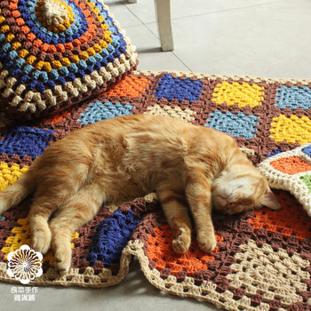 Cookies Blanket Hand Gook Sen Girl Nap Blanket Sofa Blanket Lazy Blanket Gouhua Blanket Towel Blanket