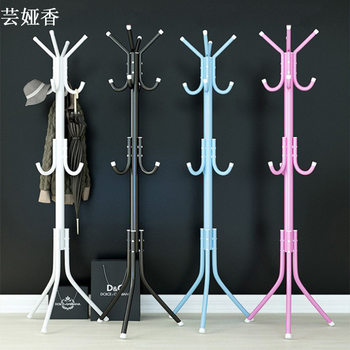 Bedroom hanger landing simple creative coat rack fashion iron hanger modern simple clothes rack wholesale