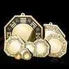 Factory wholesale brass eight diagrams mirror pendant Taiji mirror convex mirror concave mirror decoration yin yang fish copper mirror wholesale