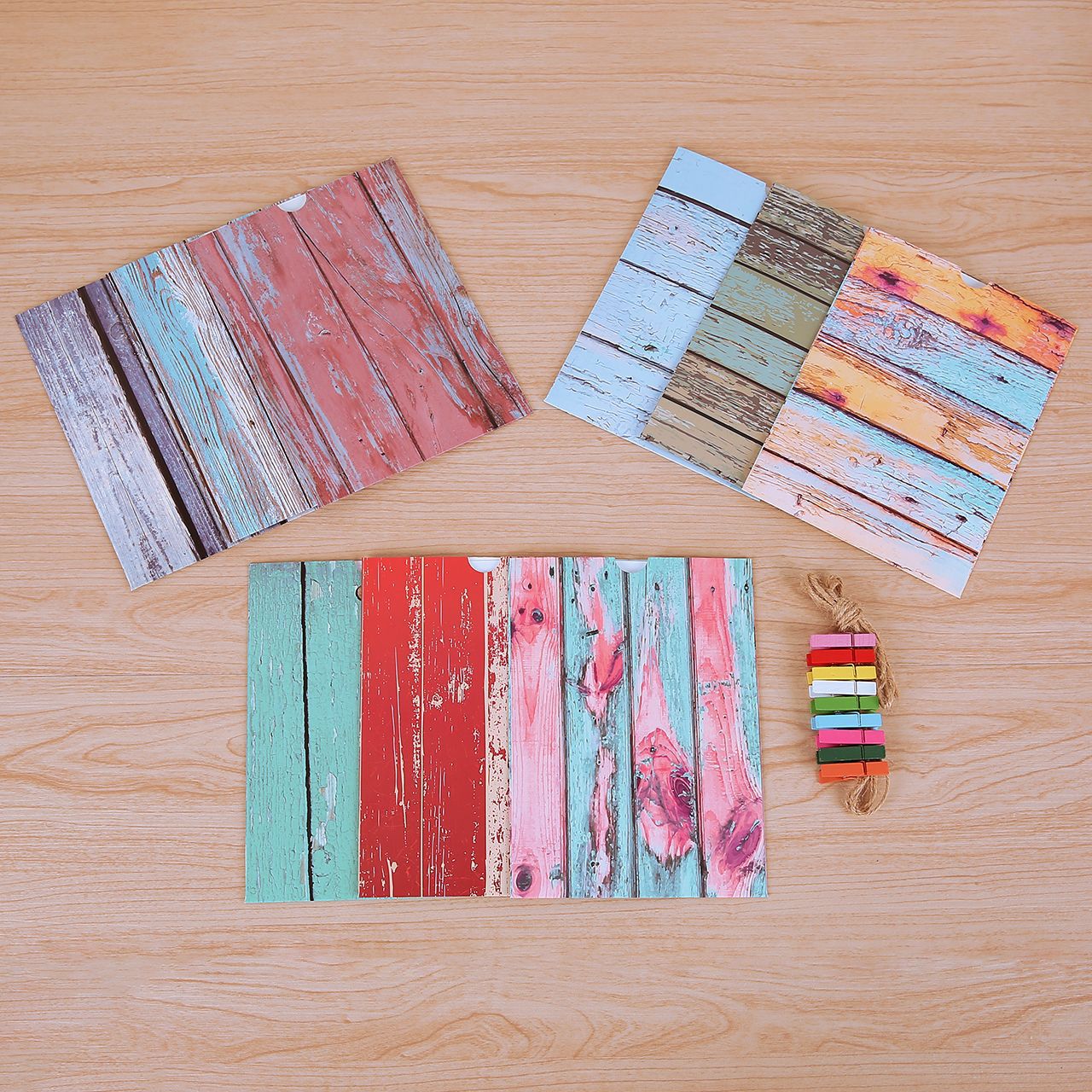 Paper Photo Frame Photo Wall Solid Color Size Customized Creative Wood Grain Customized Design Customized Picture Frame