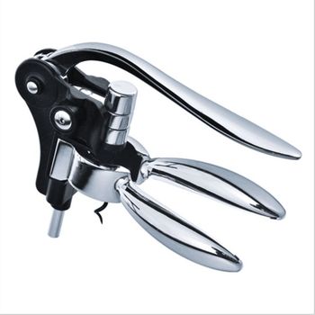 Fashion high quality luxury stainless steel manual rabbit head bottle opener rabbit head gift box packaging bottle opener