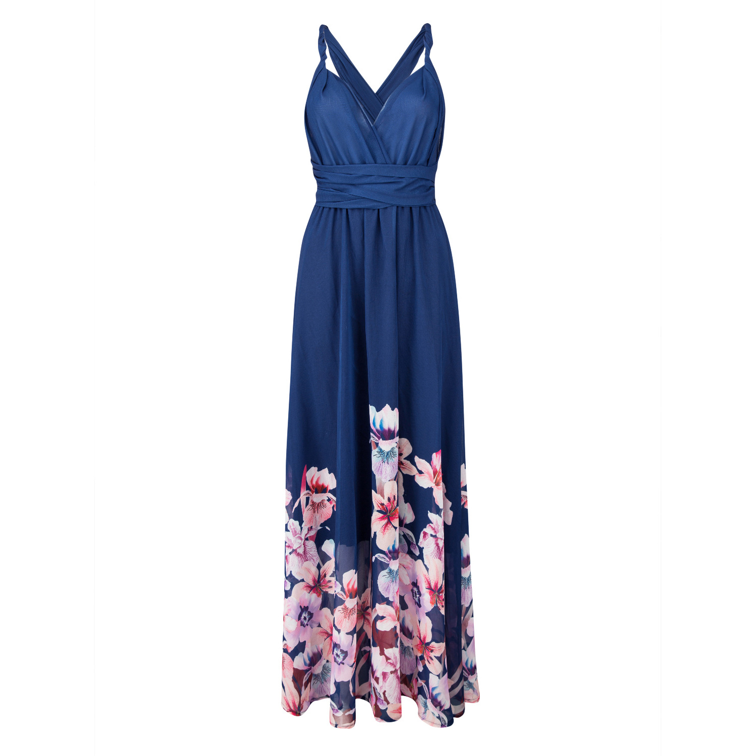 Floral Chiffon Dress Versatile Style Elegant Design Perfect for Parties Wholesale Available fast shipping