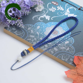 Glass Round Bead Handle Rope Sachet Lanyard Car Hanging Sandalwood Handle Rope Jewelry diy Accessories Tassel Rope