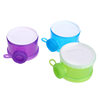 Baby milk powder box portable storage baby outing supplies can milk powder grid packing box three-layer large capacity