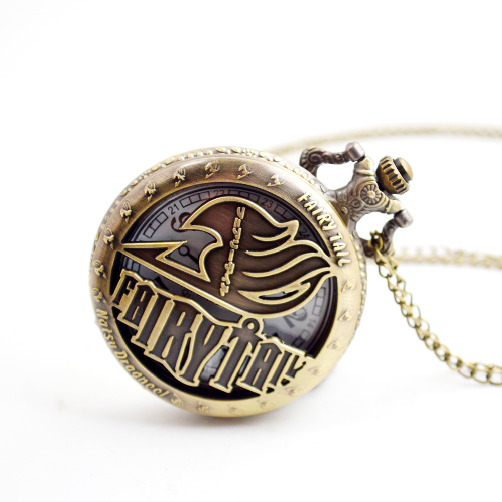 夏季动漫卡通怀表复仇者联盟石英表儿童项链怀表复古翻盖怀表批发