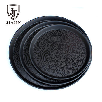 Japanese Style Imitation Leather Anti-Slip Tray Bar Hotel Coffee Shop