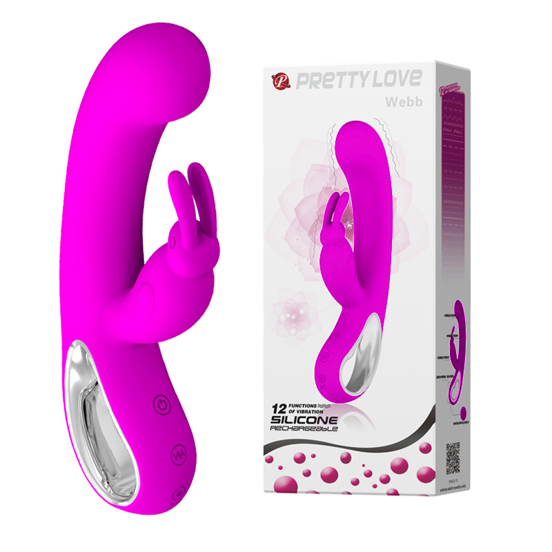 Lover Dual Motor Strong Vibration Massage Stick Silicone Rechargeable Baile 14420