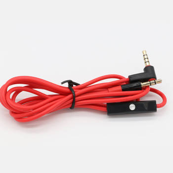 3.5mm universal mobile phone headset AUX vehicle-mounted audio cable with microphone cable control