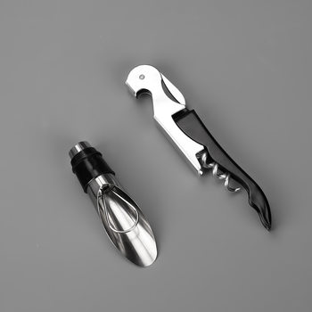 Haima Knife Bottle Opener Red Wine Bottle Opener Red Wine Inversion Wine Set Two-Piece Wine Set
