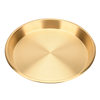 Multi-specification Copper Plate Brass Household Plate Fruit Tribute Plate Thickened Flat Bottom Flat Plate Round Tray 24-45cm