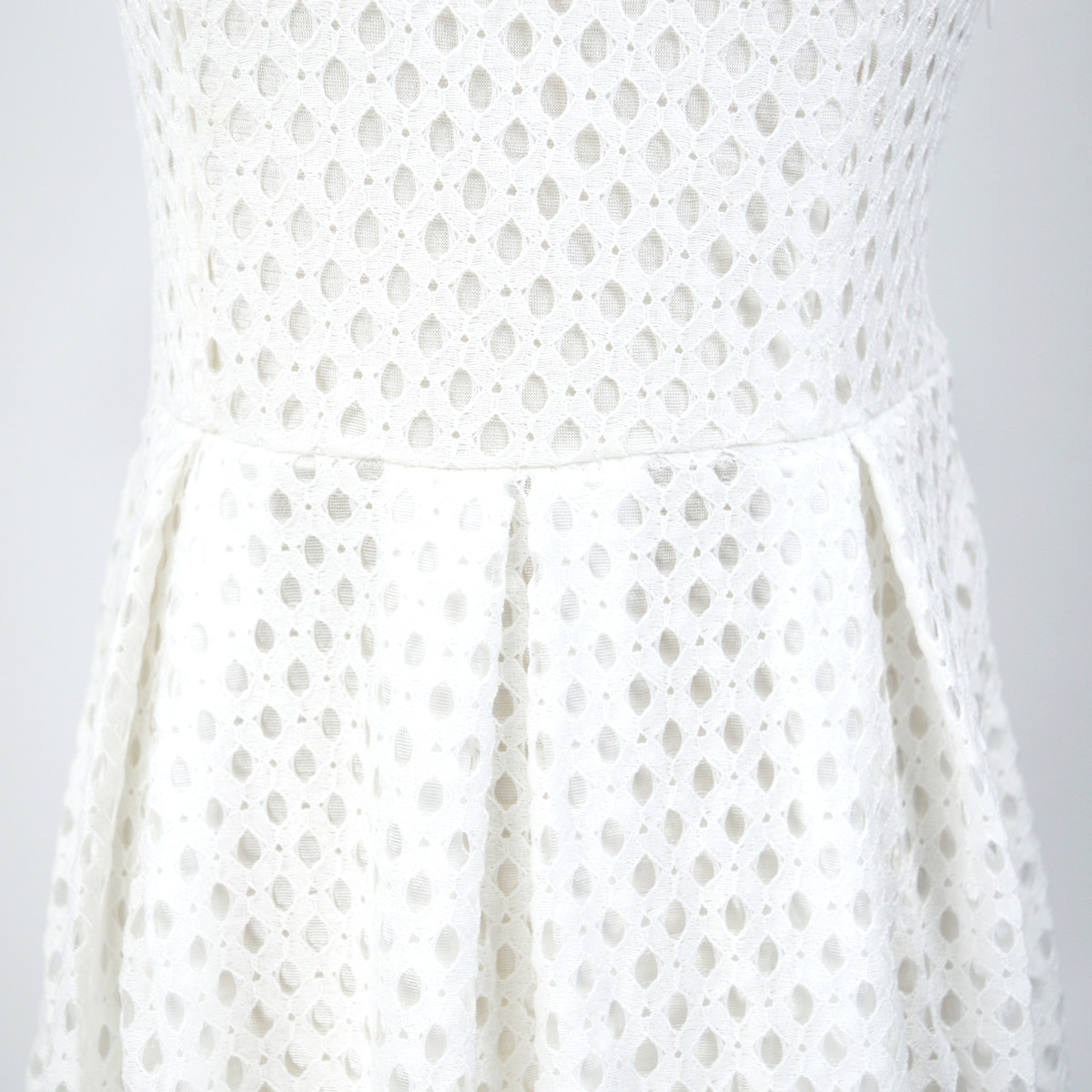 Lace Hollow Out Dress Slim Fit Sweet Style Short Sleeve Perfect for Casual Occasions Ready to Ship