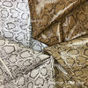 Fluorescent color snake pattern snake pattern special material fabric Electronic Packaging leather handicraft packaging leather fabric in stock