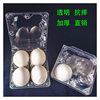4-piece goose egg tray big goose egg packing box disposable transparent plastic tray brand new thickened goose egg tray