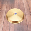 Multi-specification Copper Plate Brass Household Plate Fruit Tribute Plate Thickened Flat Bottom Flat Plate Round Tray 24-45cm