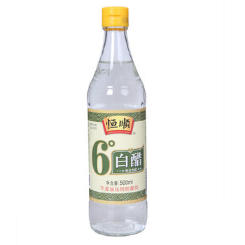 Hengshun 6-degree White Vinegar 500ml Cold Vinegar Seasoning Vinegar Six-degree Edible Vinegar Catering Condiments Household