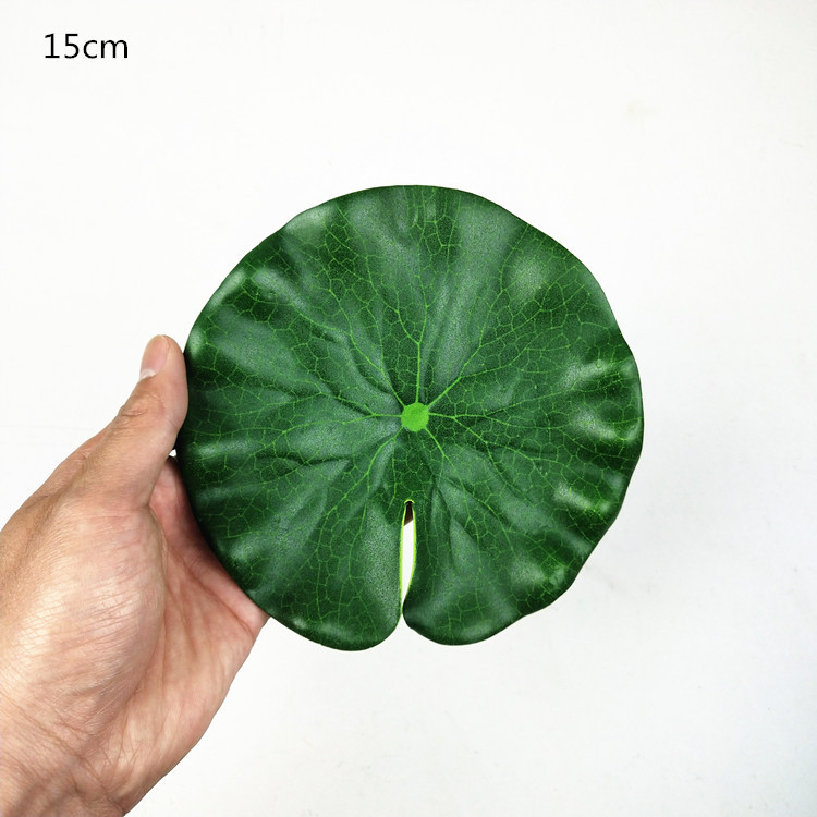 仿真荷叶莲叶EVA浮水荷花水池鱼缸池塘造景装饰表演道具厂家直供