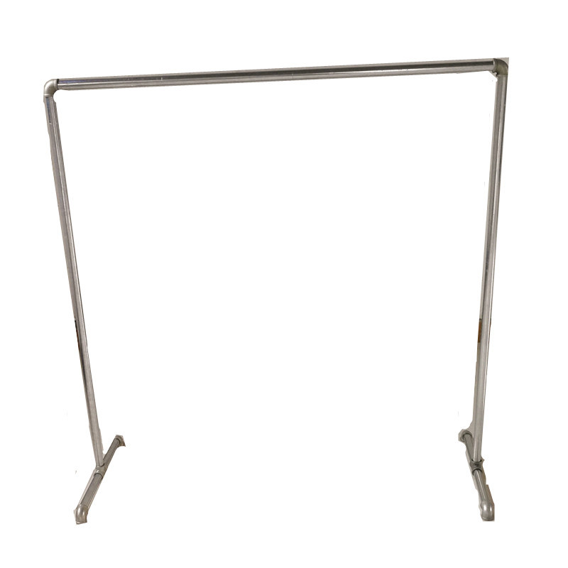 Water Pipe Pipe Drying Rack Clothing Display Rack Clothes Hanging Clothing Store Stall Shelf Balcony Drying Rack Floor Rack