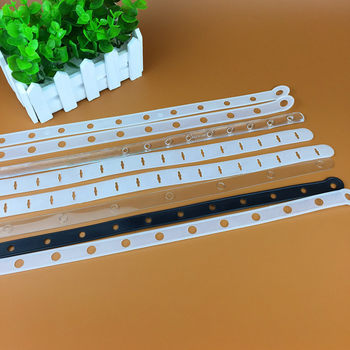 Hanger connection strip clothing store clothing hanging trouser clip set connection plastic hanger strip transparent belt chain wholesale