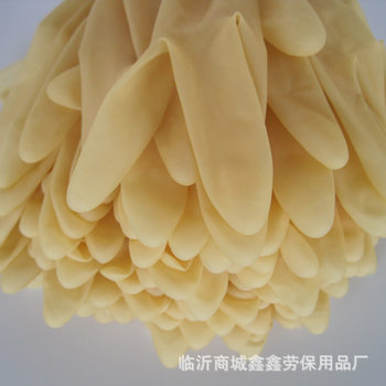 Free shipping bulk supply of Grade A disposable beef tendon left and right gloves thickened high elastic 12 inch rubber latex gloves