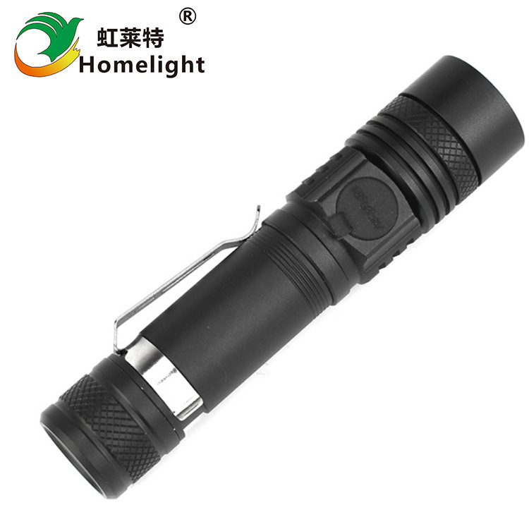 Amazon new T6 USB rechargeable outdoor daily portable telescopic zoom LED strong light long-range flashlight