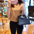 Litchi Platinum Bag Black -25