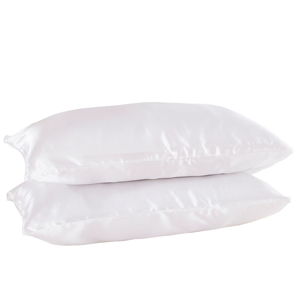 Cross-Border Wish Household Products Silk Amazon Pillow Cases Simulated Silk Double Pillowcase